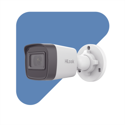 Bala IP / 4 Megapixel / Lente 2.8 mm / 104° FOV / 20 m IR / IP67 / PoE / dWDR / H.265+