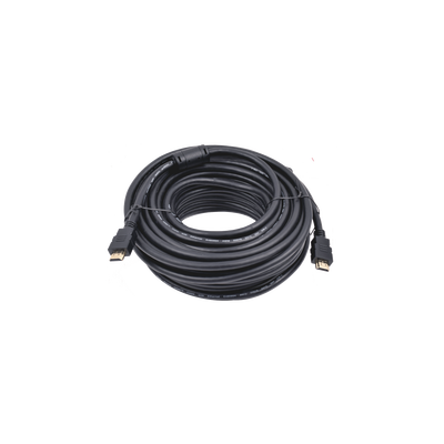 Cable HDMI / 20 m (65.62 ft) / High Speed / 4K / ARC / 3D / Blindado / Chapado en Oro