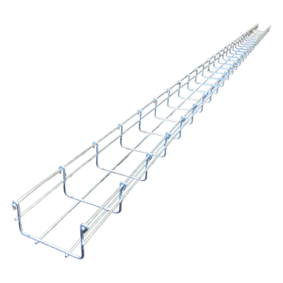 Charola Tipo Malla / 100×54 mm / Capacidad 77 Cables Cat6 / Tramo 3 m (9.8 ft)