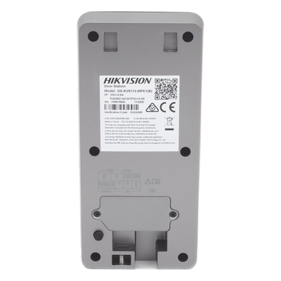 Videoportero IP / 2 MP / PoE 802.3af / IP65 / IR 2.5m / 129°H / -40°C a 53°C / Mifare / 1 Relay