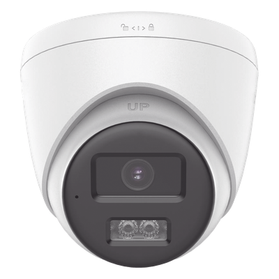 Cámara Turret TURBOHD / 2 Megapixel / Dual Light 40 m (131.2 ft) / Audio Bidireccional / ColorVu / IP67 / dWDR