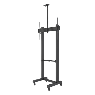 Soporte de Piso Móvil para Pantalla / 65 a 100 in / VESA 100×100 a 1000×600 / Carga 120 kg / Aluminio y Acero