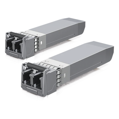 Módulo SFP+ / 10 Gbps / Multimodo / Alcance 300 m (984.3 ft) / LC Dúplex / 850 nm / Paquete de 2