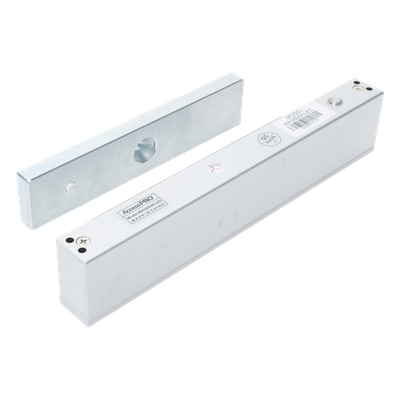 Chapa Magnética Electromagnética / 280 kg (600 lbs) / 12/24 VCC / LED Ultra-brillante