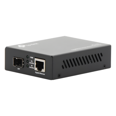Convertidor de Medios / 1 Puerto SFP 1 Gbps / 1 Puerto RJ45 10/100/1000 Mbps
