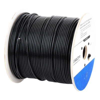 Bobina de Cable UTP / Cat5e / 305 m (1000 ft) / CCA 24 AWG / Doble Forro Intemperie