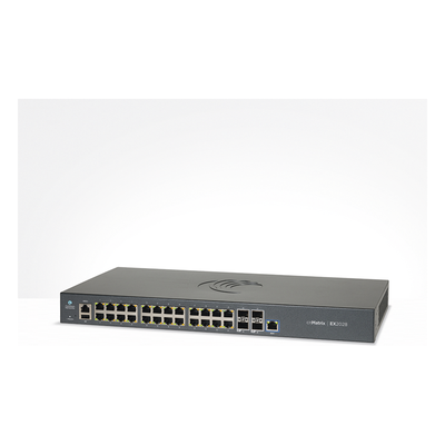 Switch Capa 3 / 28 Puertos / 24 PoE Gigabit 802.3af/at / 4 SFP+ / Administración en la Nube
