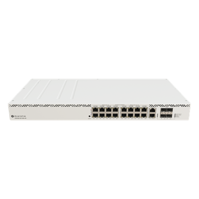 Cloud Router Switch / 16 Puertos / 8 PoE+ y 8 PoE++ / Fuentes Redundantes Hot-Swap