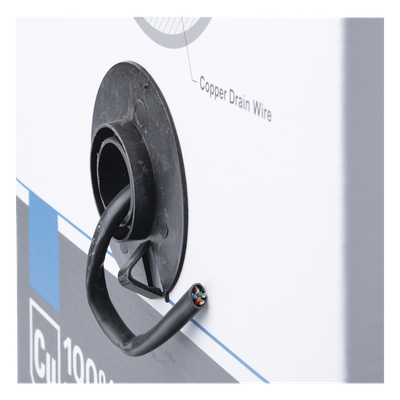 Bobina de Cable / Cat5e / FTP / 305 m (1000 pies) / Blindado / Intemperie CMX / 24 AWG