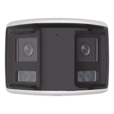 Cámara Bala IP / 8 Megapixel / Imagen Panorámica 180° / Dual Light 30 m (98.4 ft) / PoE / Audio Bidireccional / IP67