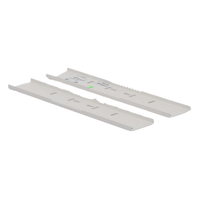 Montaje de Poste / Abrazaderas 3′ a 5′ / Acero Calibre 16 / 394 x 73 x 12 mm / Ajustable 200-370 mm