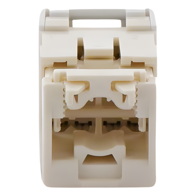 Conector Jack RJ45 / Categoría 6 / 8 Posiciones 8 Cables / Estilo TG / Sin Herramienta Impacto / Color Blanco