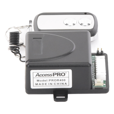 Receptor de RF / 2 Relevadores / 433.92 MHz / 50 m / 12-24 VCD / -20 a 60°C