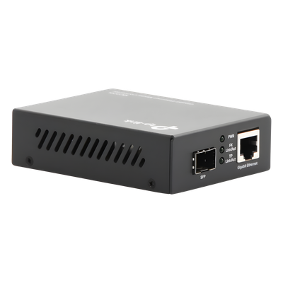 Convertidor de Medios / 1 Puerto SFP 1 Gbps / 1 Puerto RJ45 10/100/1000 Mbps